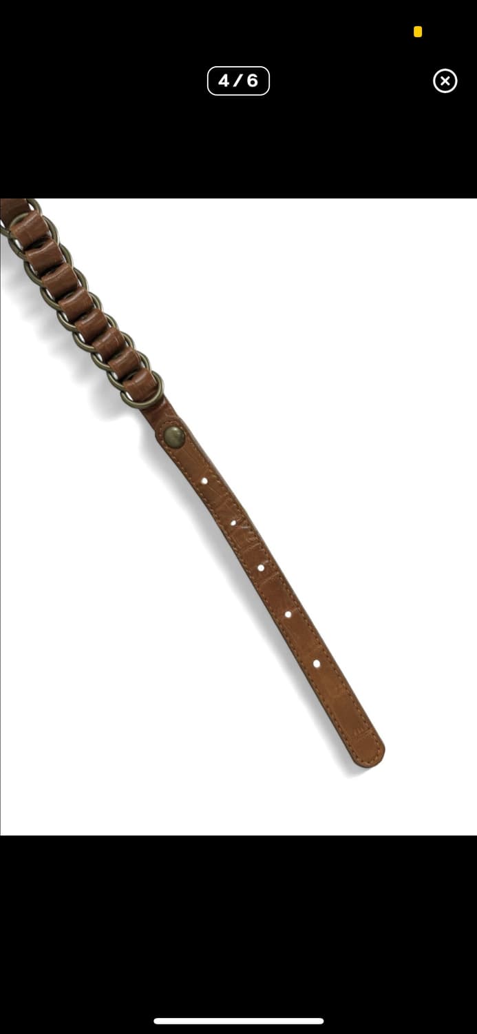 빈티지 스터드 레더 벨트 상품이미지4