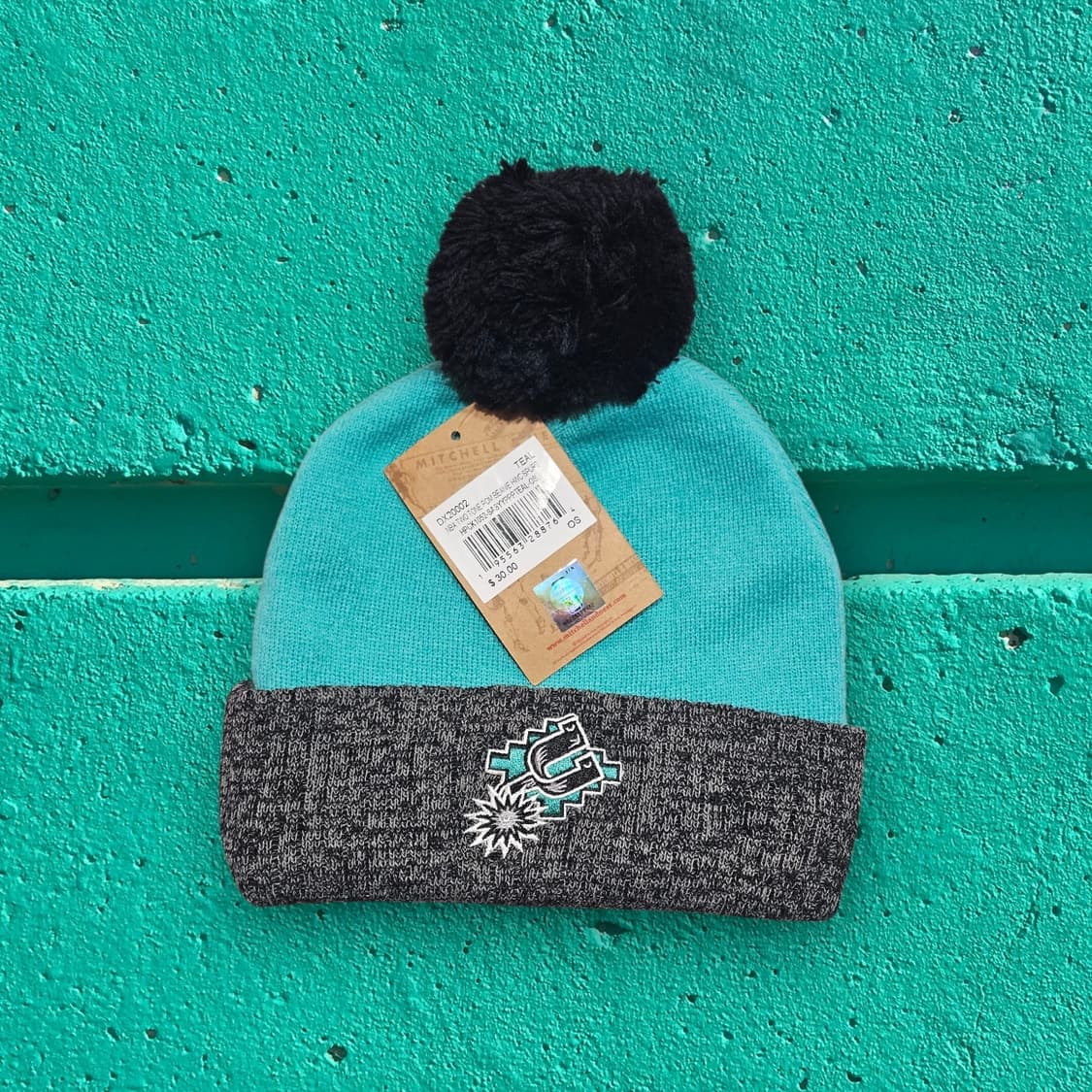 미첼앤네스 샌안토니오 스퍼스 방울비니 상품이미지2