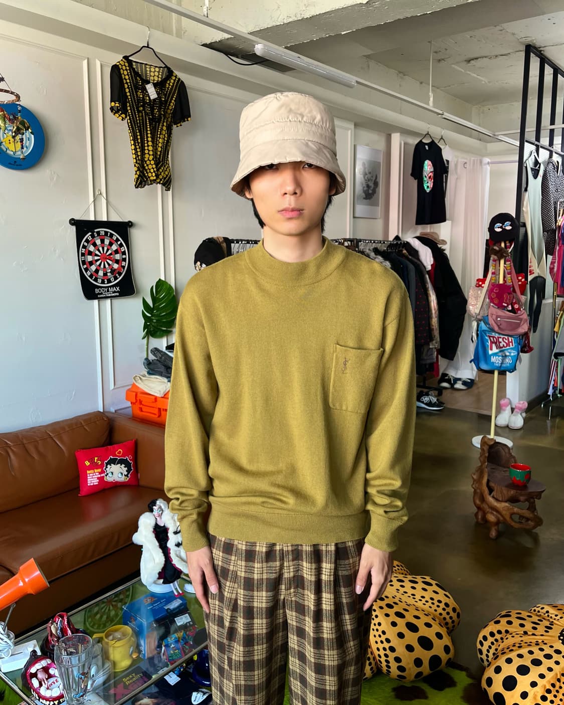 1990s Saint Lauren Wool Knit Sweater 상품이미지3