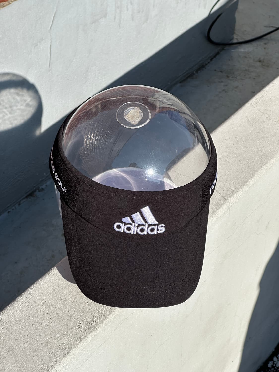 [F] 아디다스 골프 블랙 썬캡 썬바이저 모자 상품이미지1