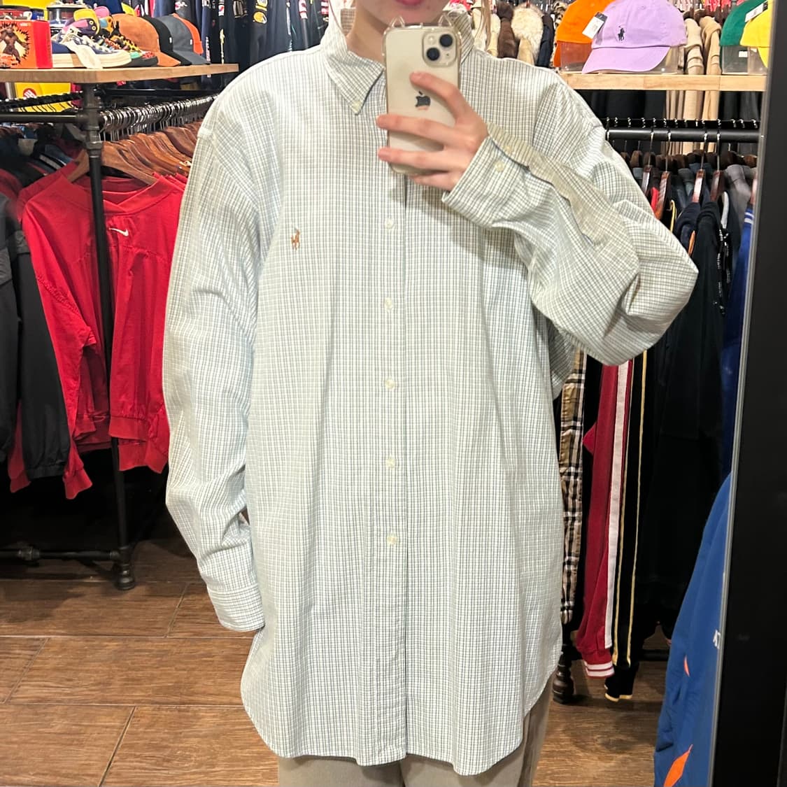 [HI] 폴로 셔츠 그린&퍼플 상품이미지2