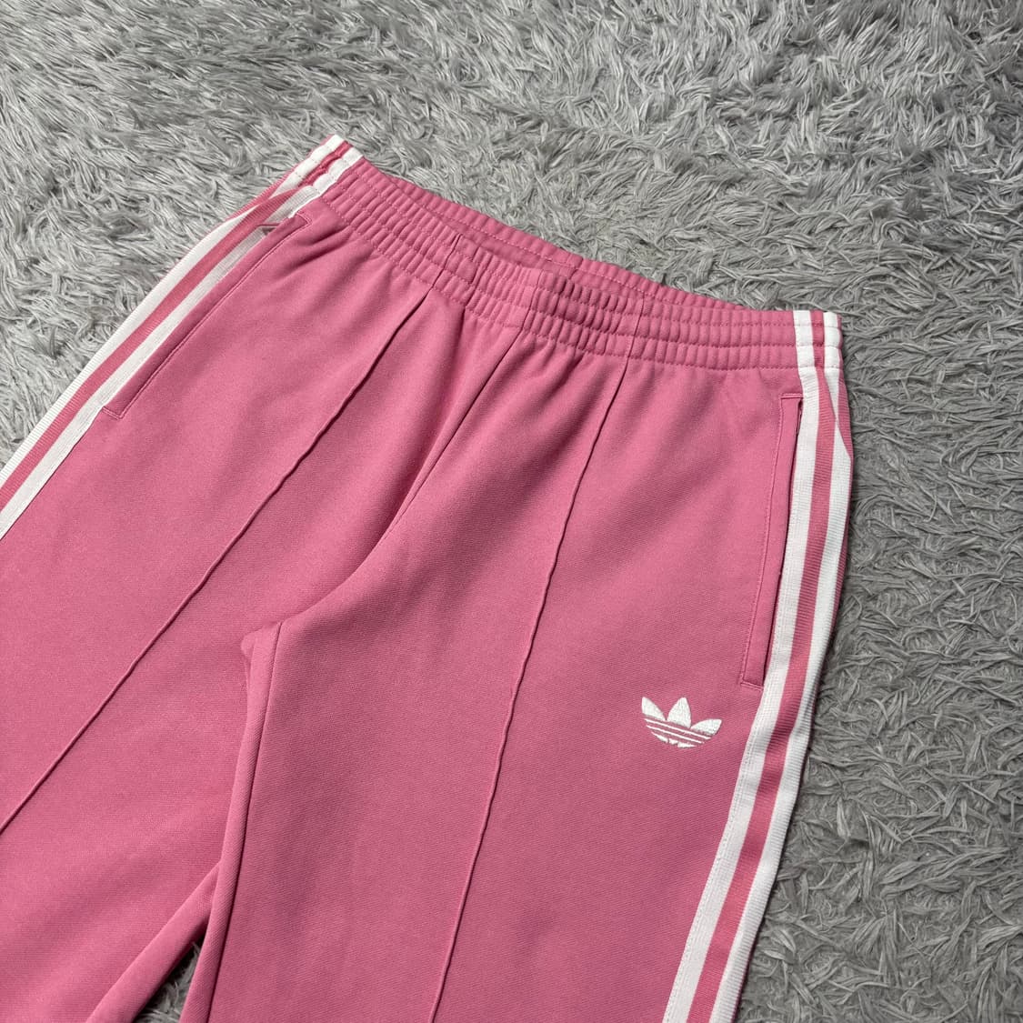 아디다스 핑크 삼선 세미부츠 팬츠 상품이미지3