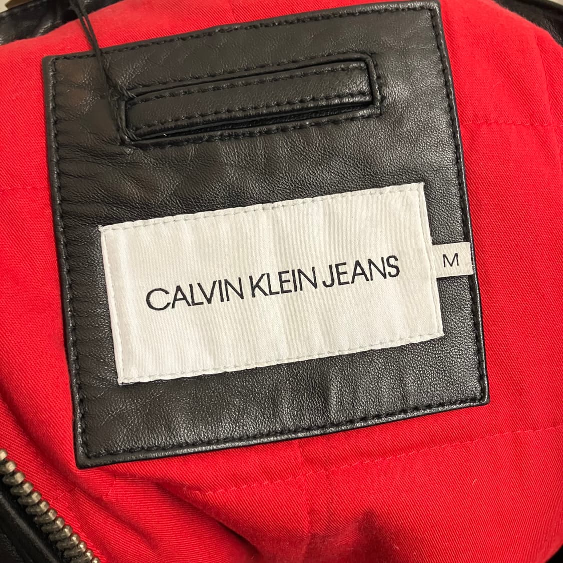 N185 ck 캘빈클라인 가죽자켓 상품이미지3