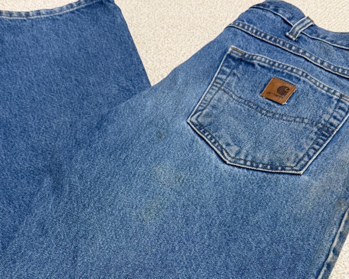 Carhartt B18 DST Denim Jeans 32X30 상품이미지6