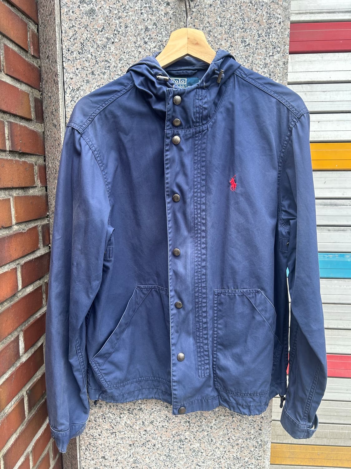 90‘s PRL cotton hood jacket 상품이미지1