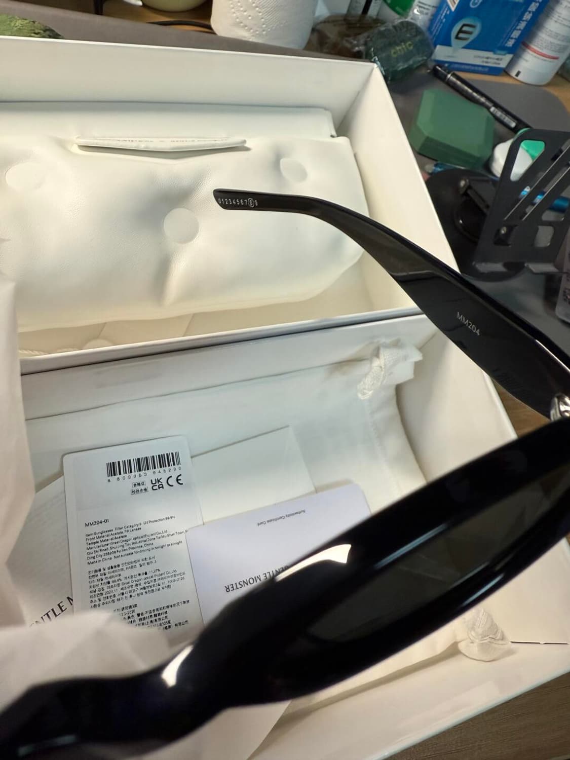 젠틀 몬스터 x 메종 마르지엘라 MM204 블랙 그레이 상품이미지3