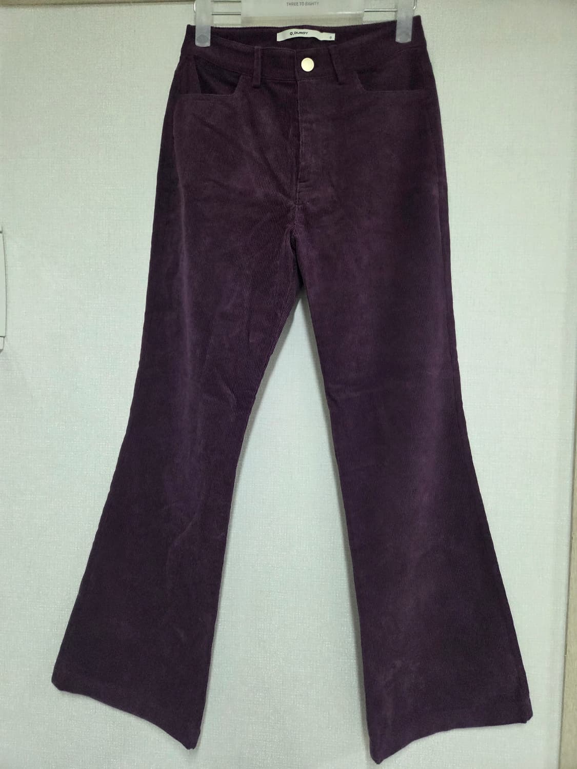 Qduroy Corduroy Bootcut Pants - Wine 상품이미지7
