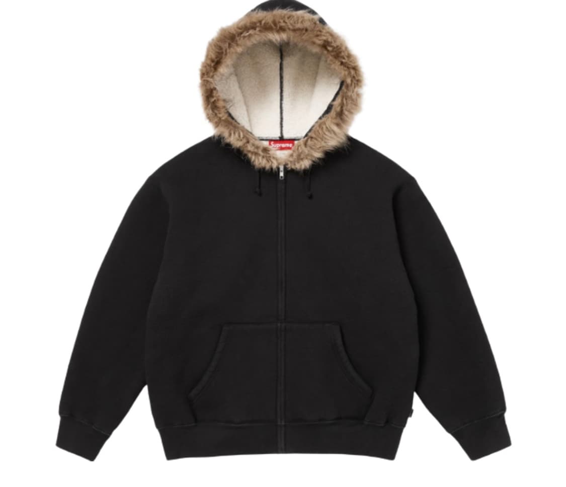 [L] 슈프림 포우 퍼 집업 후드  상품이미지2