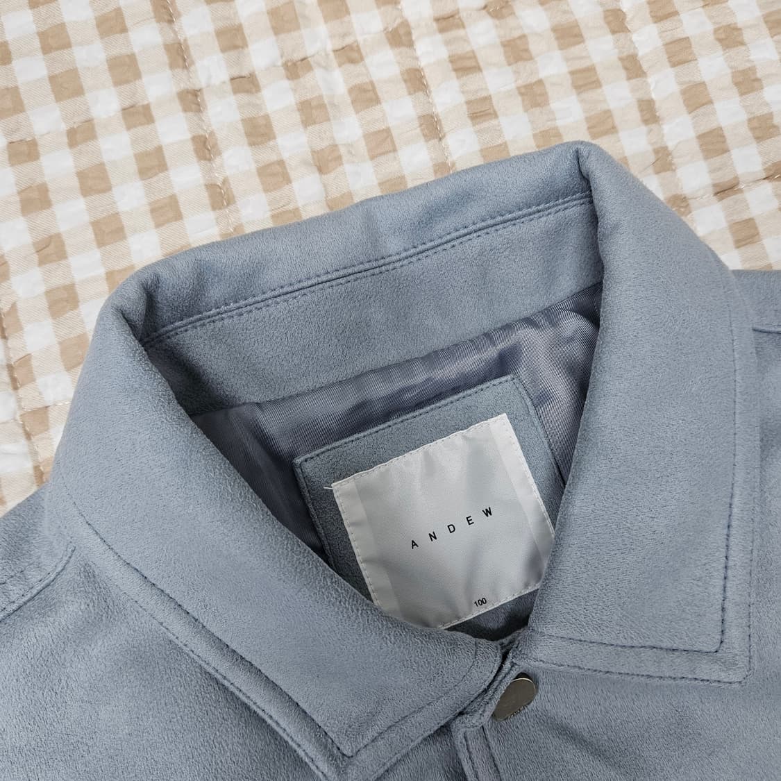 앤듀 스웨이드 간절기 자켓 남자100 상품이미지2