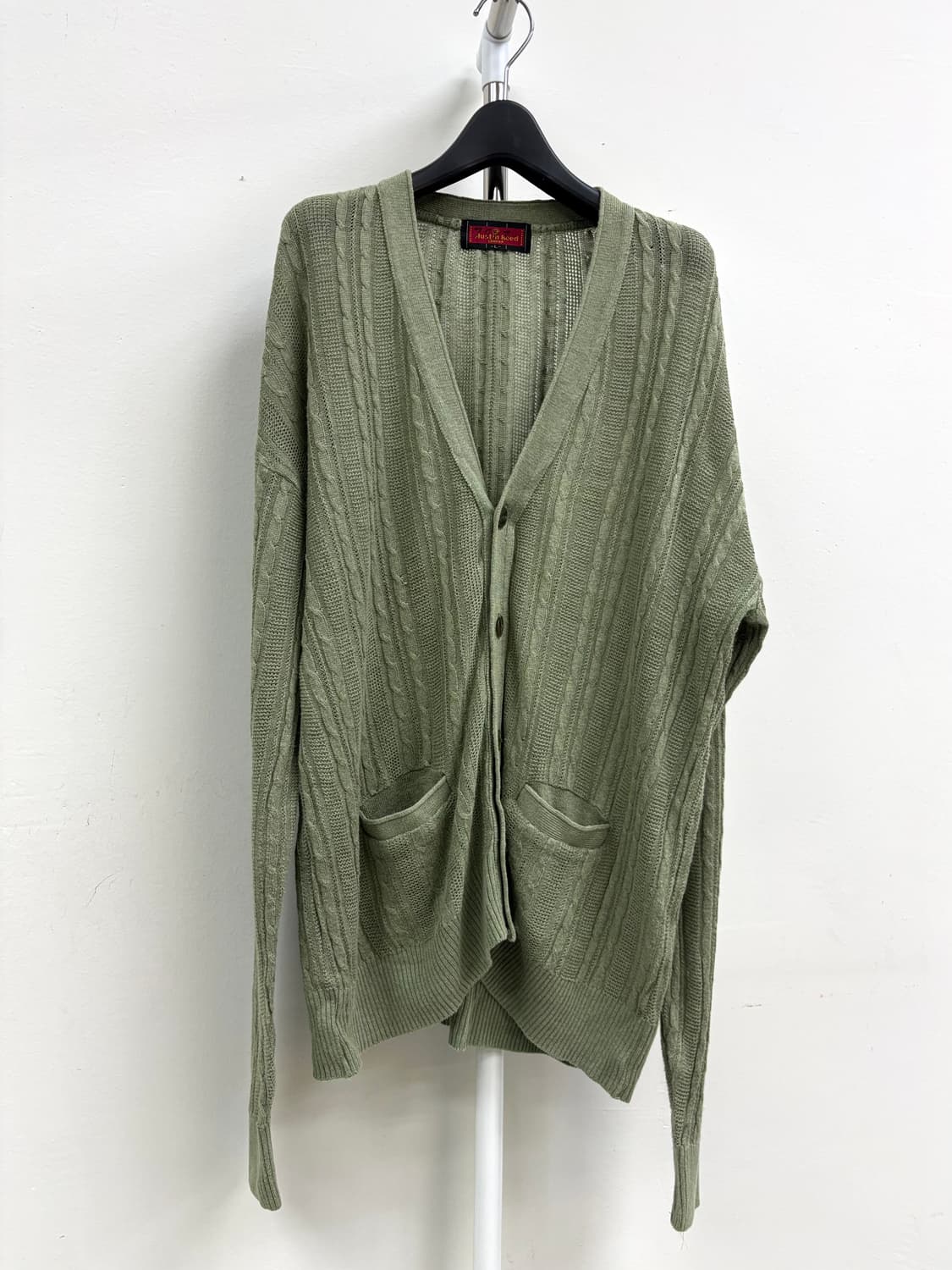 빈티지 그린 가디건 상품이미지5