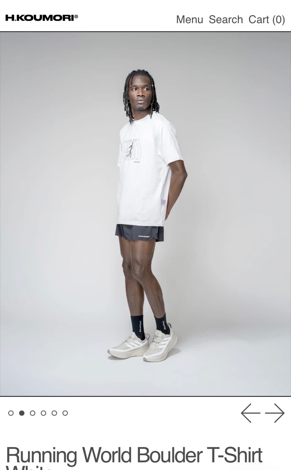 H.KOUMORI 러닝 월드 볼더 반팔티 L사이즈 상품이미지7