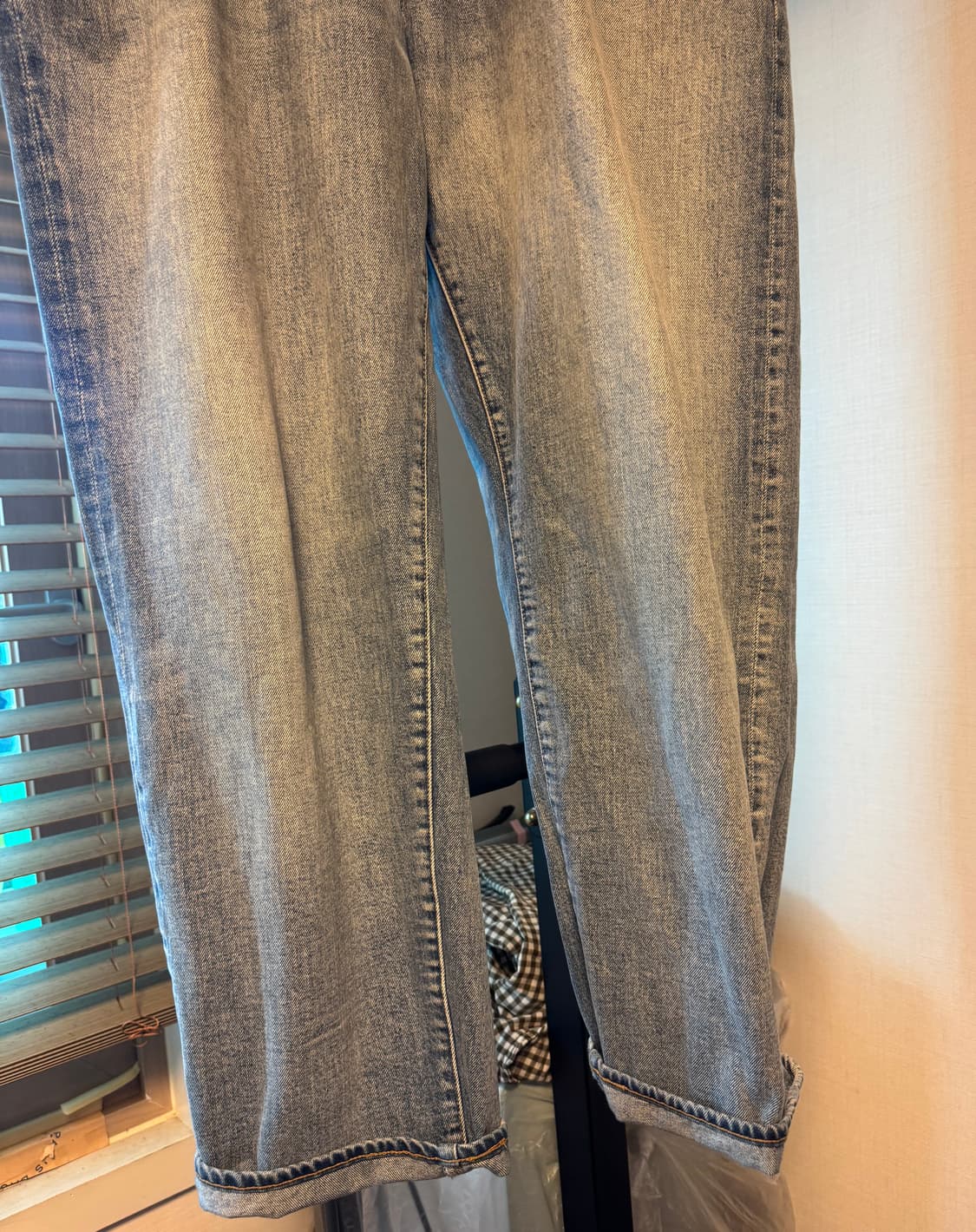 빔즈 x 리바이스 슈퍼 와이드 데님 진스 36사이즈 상품이미지5