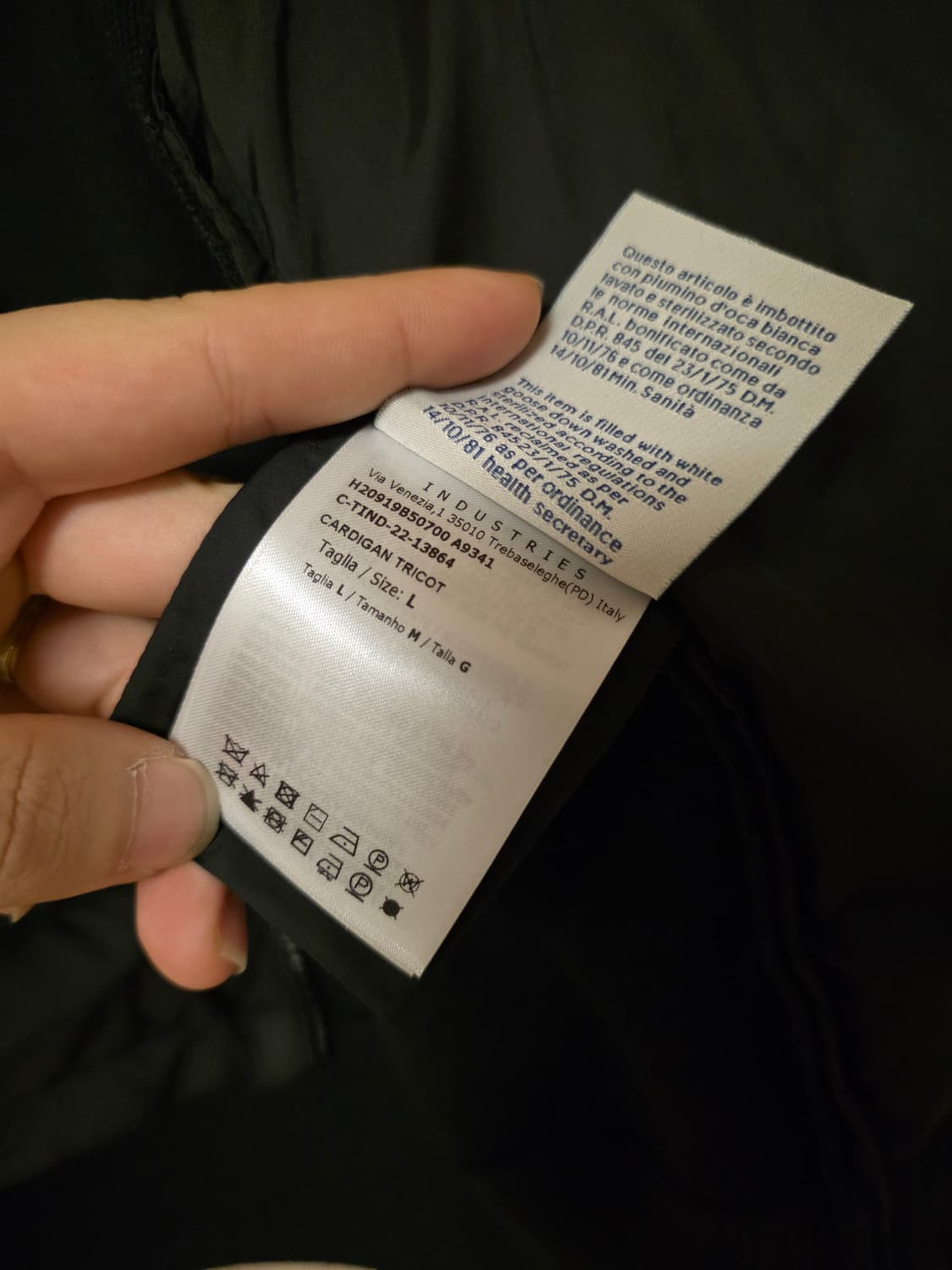 [새상품급] 몽클레어 트리콧 니트패딩 L사이즈 상품이미지8