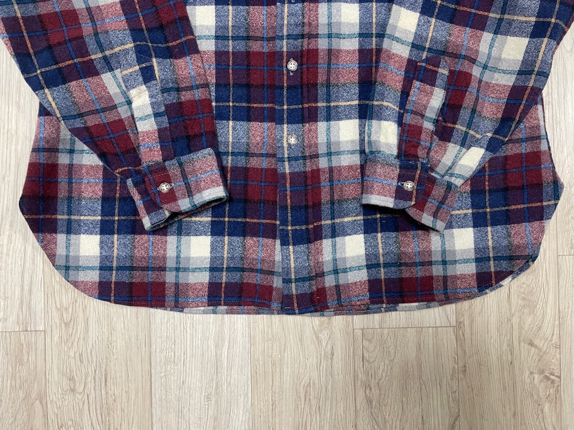 95) 70's 펜들턴 체크 울셔츠(미국제)RRL&LVC&폴로 상품이미지7