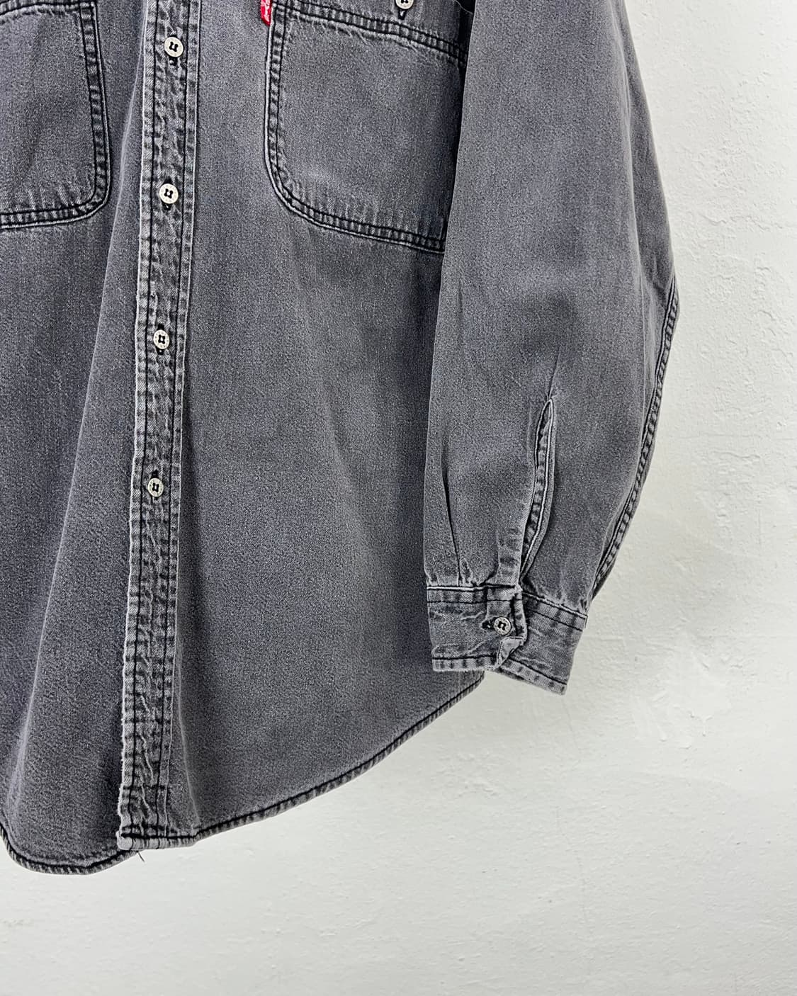 리바이스 레드탭 흑청 트윈 포켓 데님 셔츠 상품이미지5