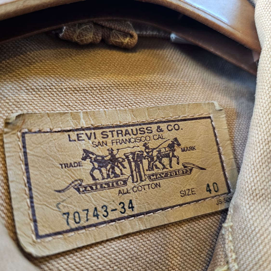 리바이스 90s 디트로이트 워크자켓 a급 상품이미지3