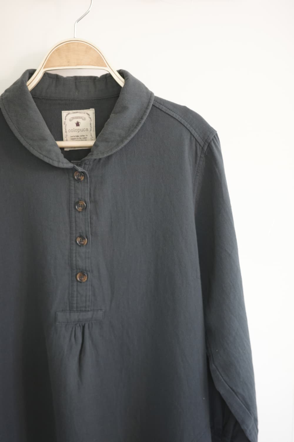 일본 빈티지 둥근 카라 딥그린 원피스 상품이미지1