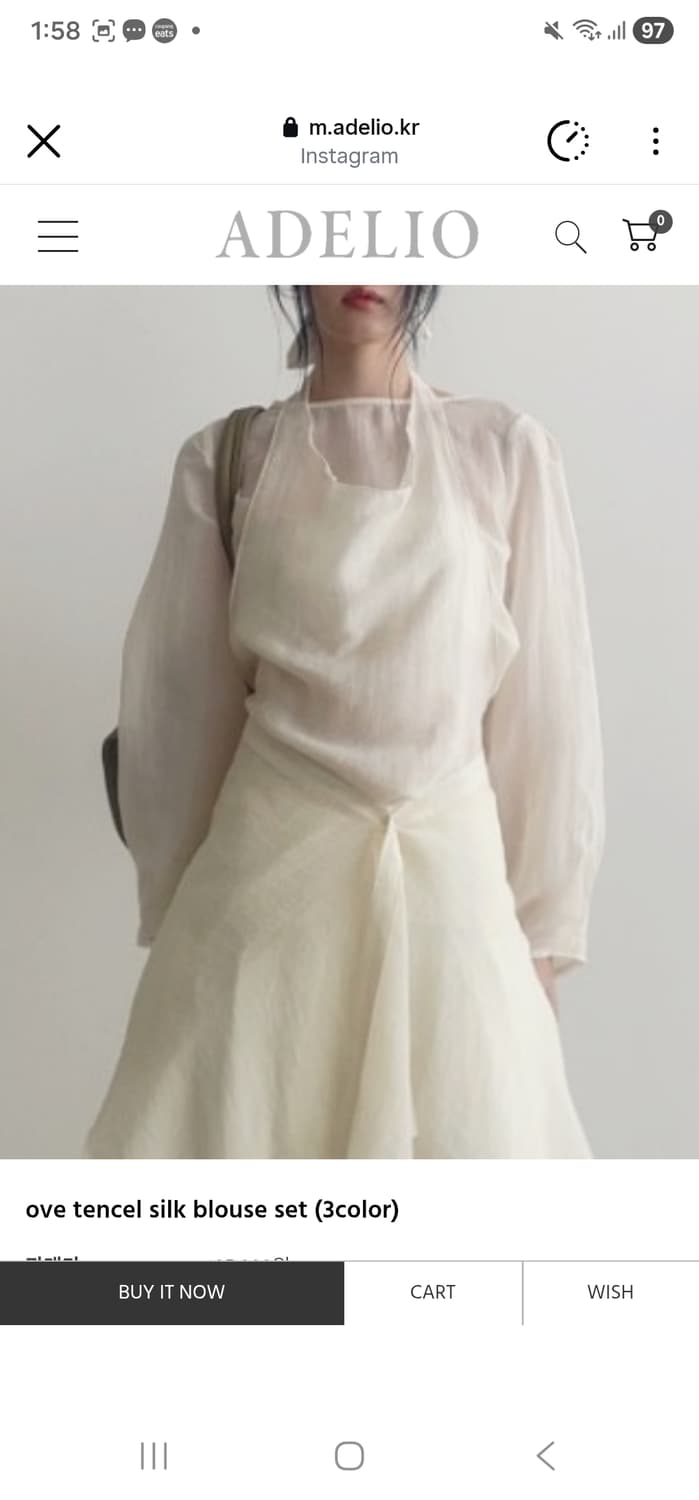 아델리오 ove tencel silk set 상품이미지2