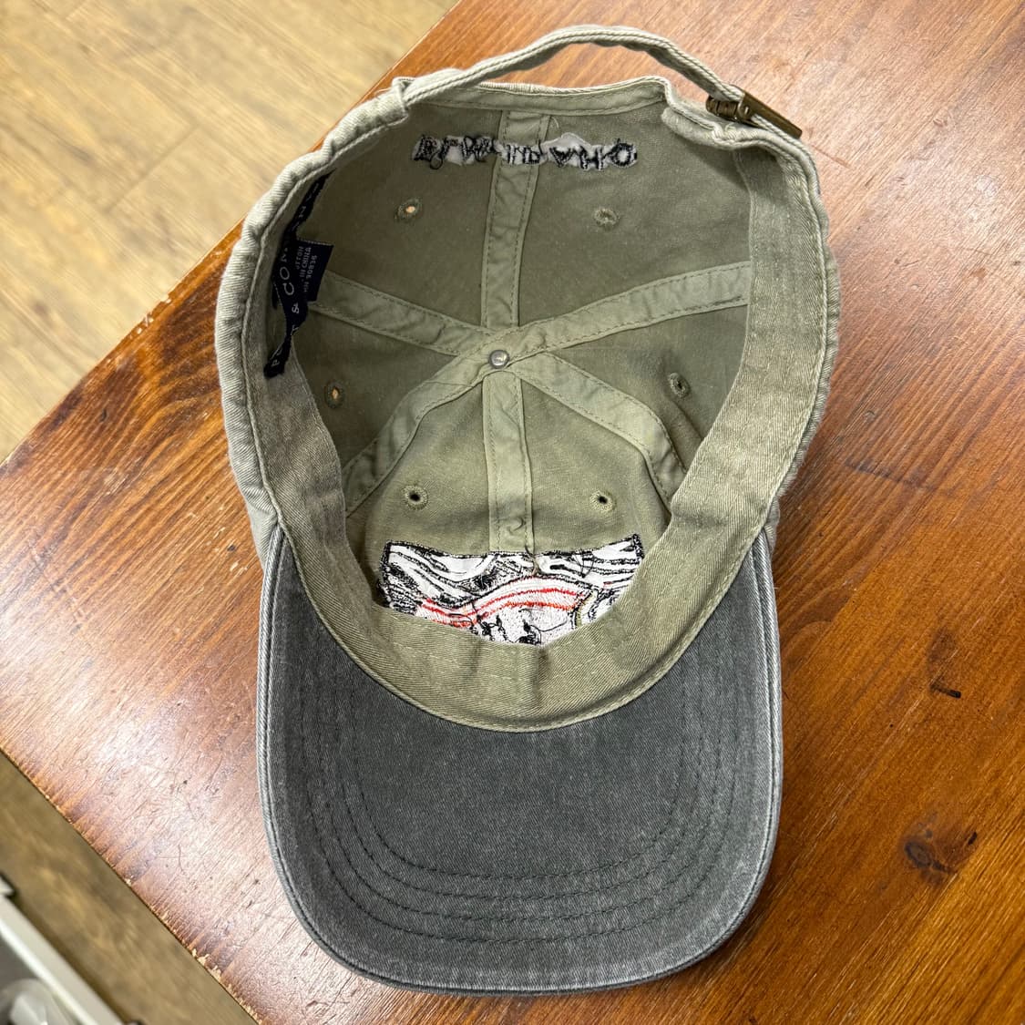 빈티지 아이디호 생선 자수 트러커캡 상품이미지5