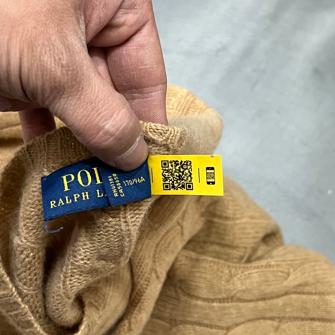  폴로랄프로렌 꽈배기 울 캐시미어 니트 y15860 상품이미지7