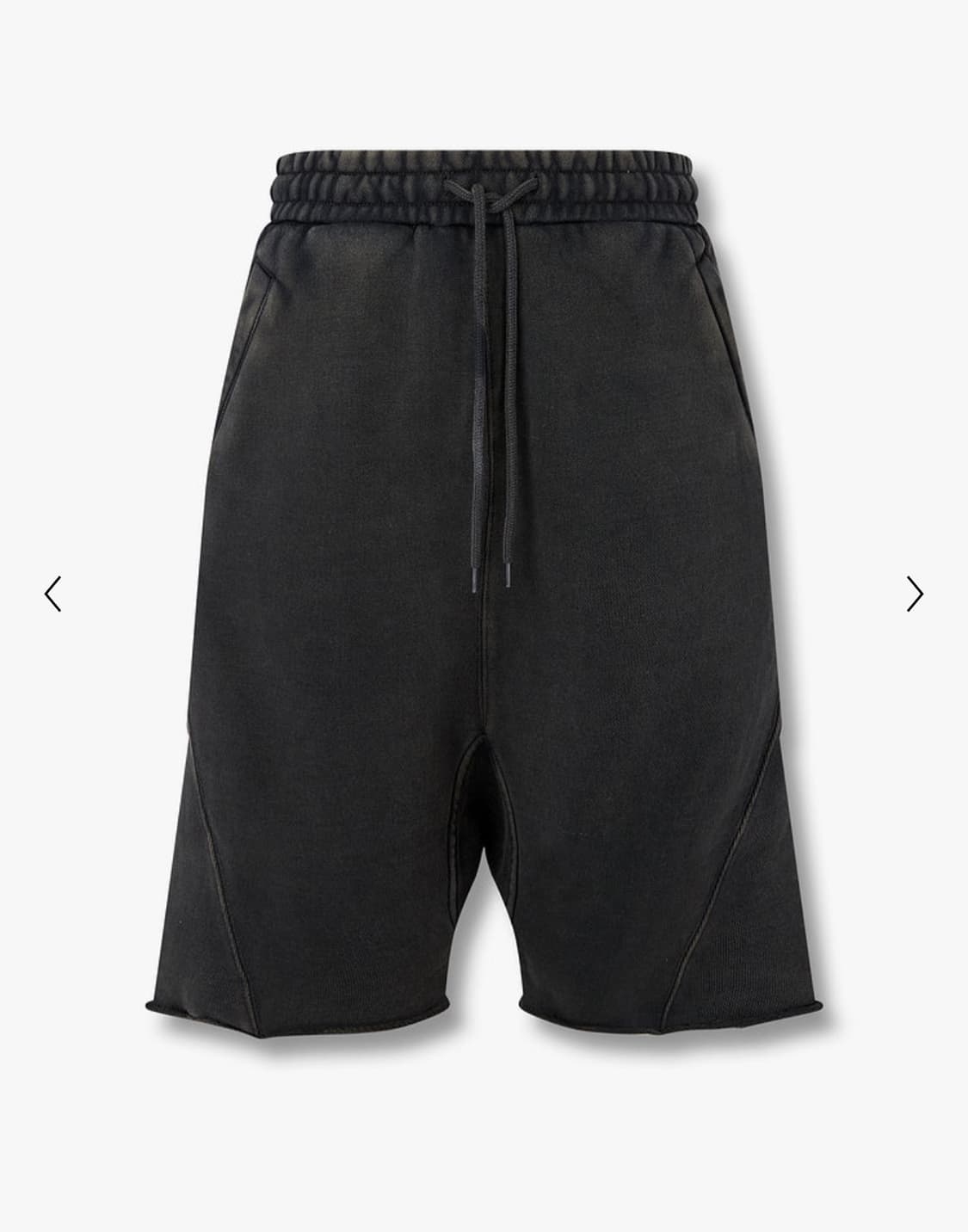 Entire studios 헤비드롭쇼츠 워시드블랙 상품이미지1