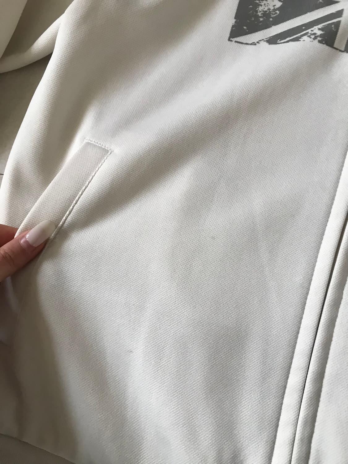 에스크 잉글랜드 화이트 실버 집업 상품이미지7