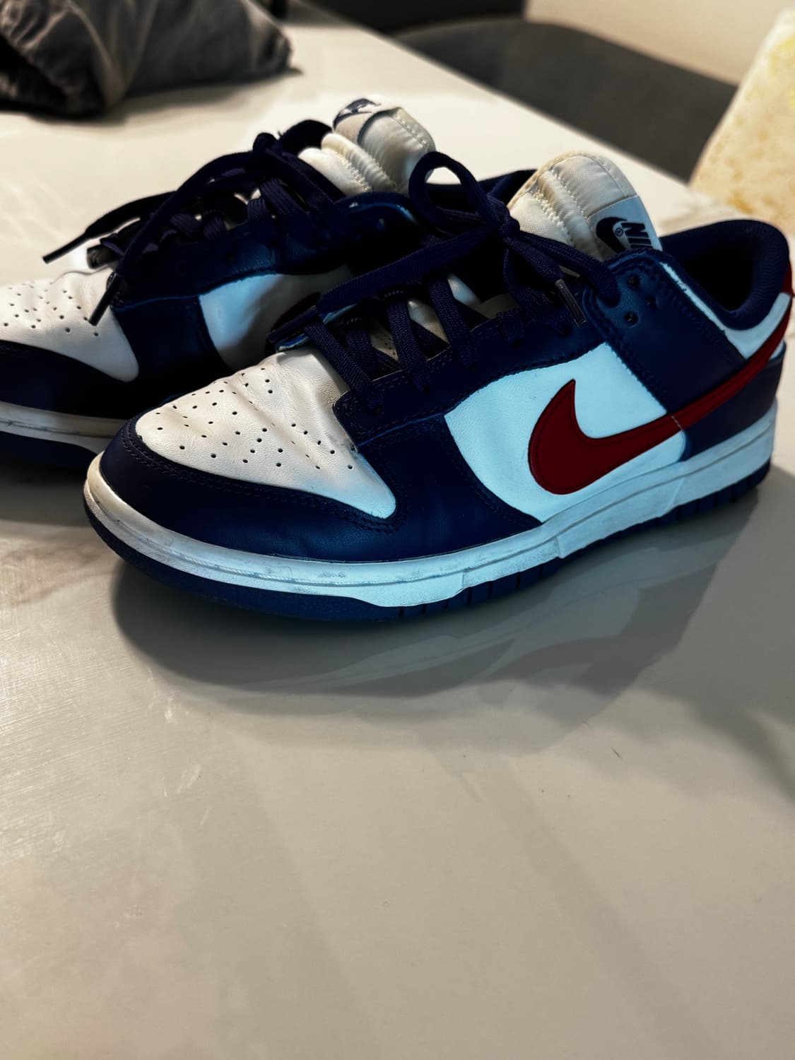 나이키 덩크로우 유니버시티화이트레드 size 265 상품이미지3