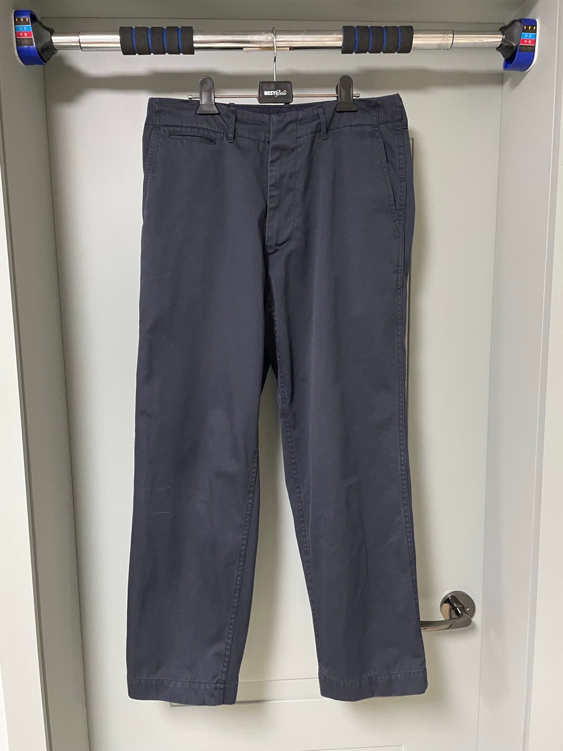 나나미카 와이드 치노 팬츠 네이비 32 사이즈 상품이미지1