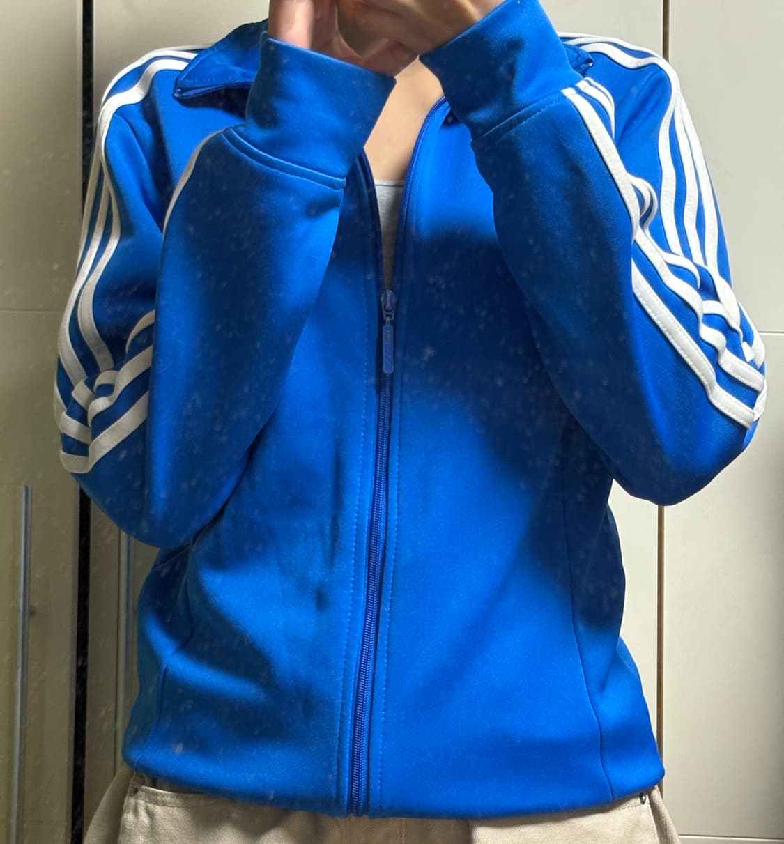 아디다스 빅로고 블루 파랑 져지 상품이미지2