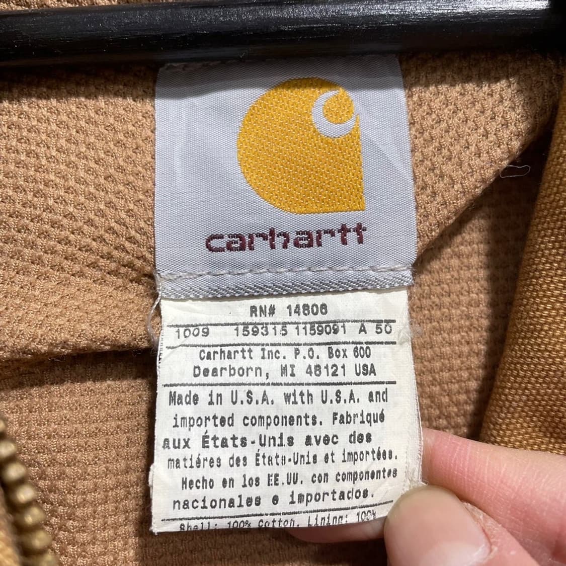 칼하트 워크 액티브 후드자켓 상품이미지5