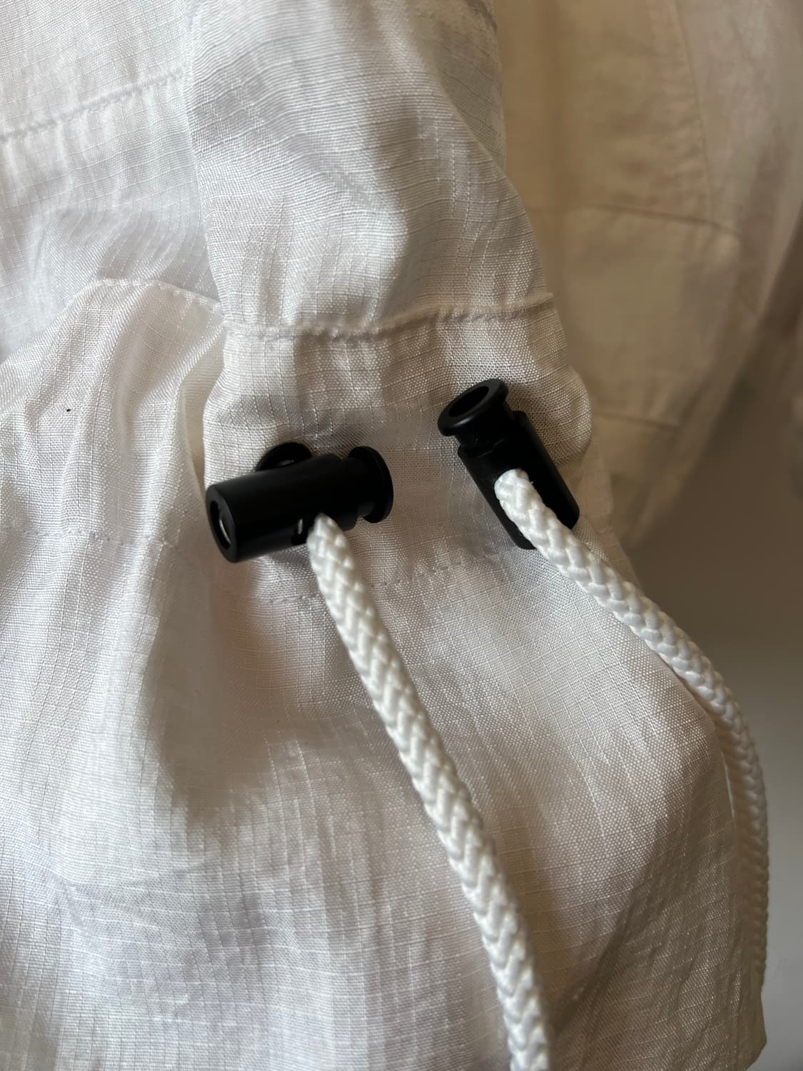 아디다스 여성 아이보리 트레포일 반집업 아노락바람막이  상품이미지6