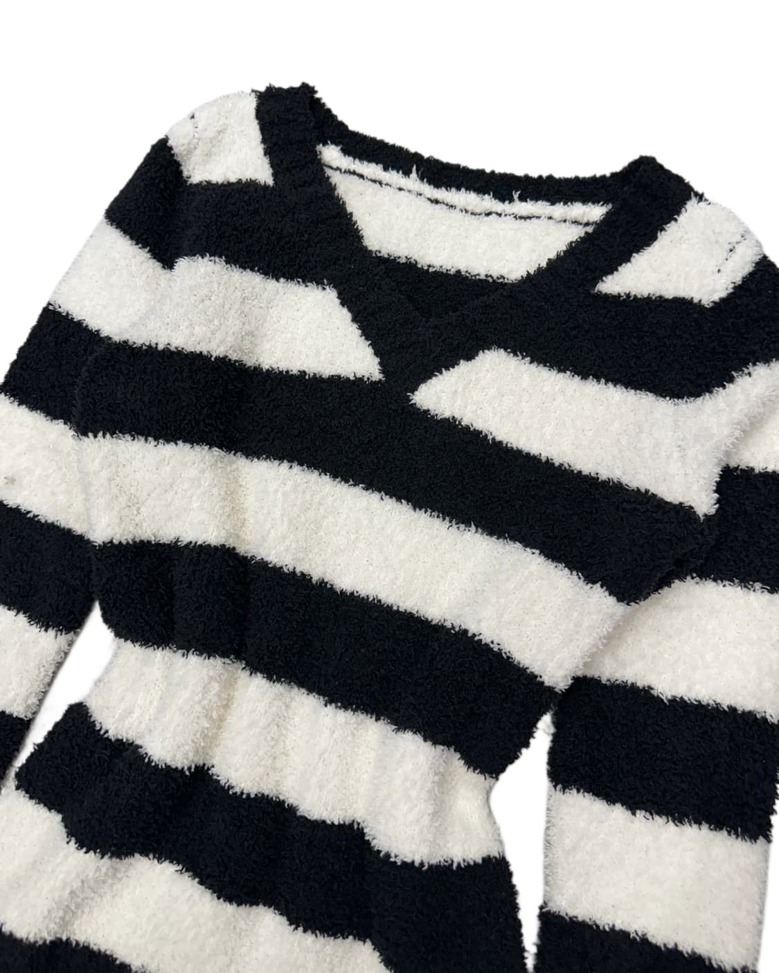 v-neck stripe slim knit dress 상품이미지2