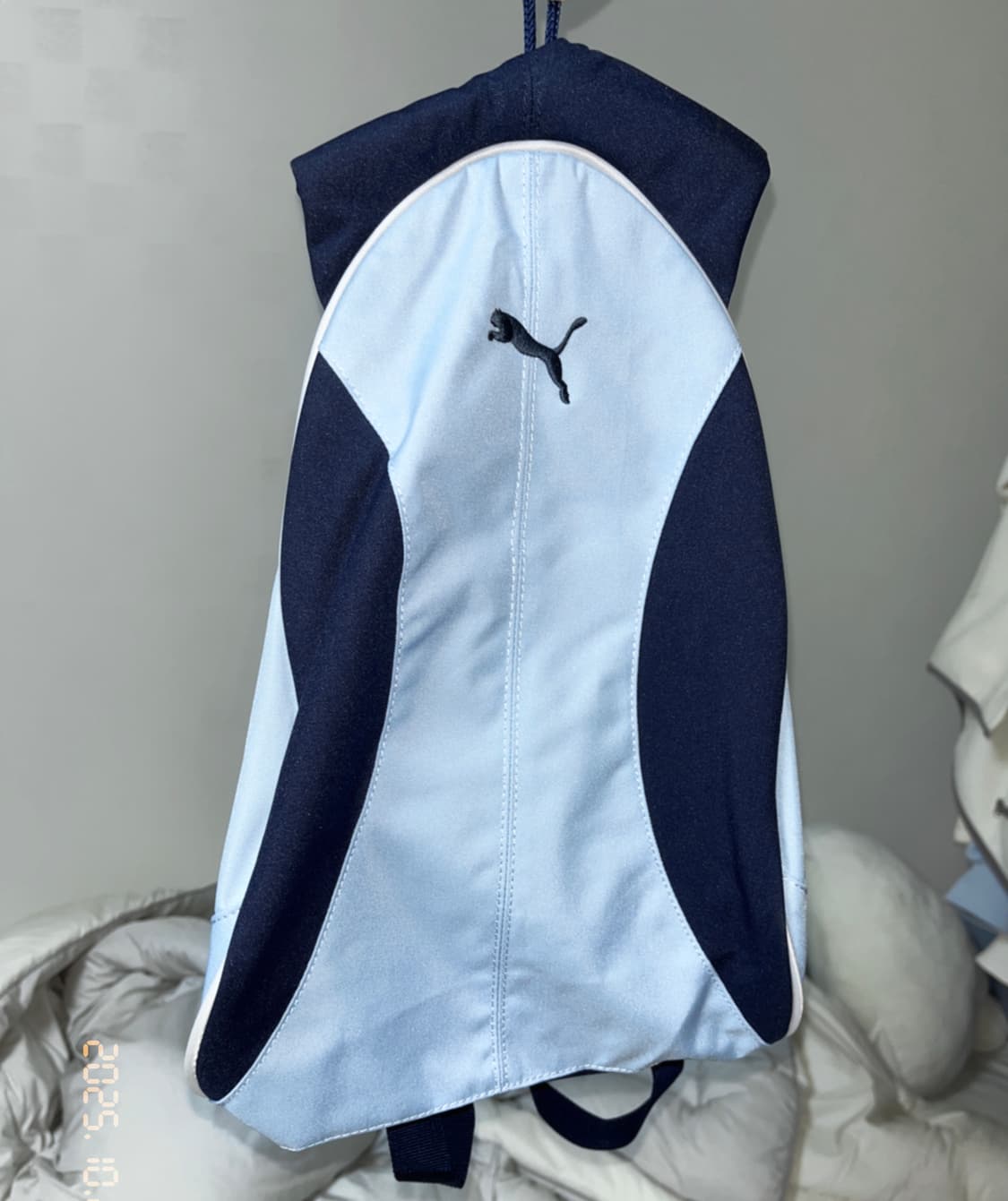 퓨마 빈티지 스카이블루 미니 백팩 아노깔 서브컬쳐 상품이미지1