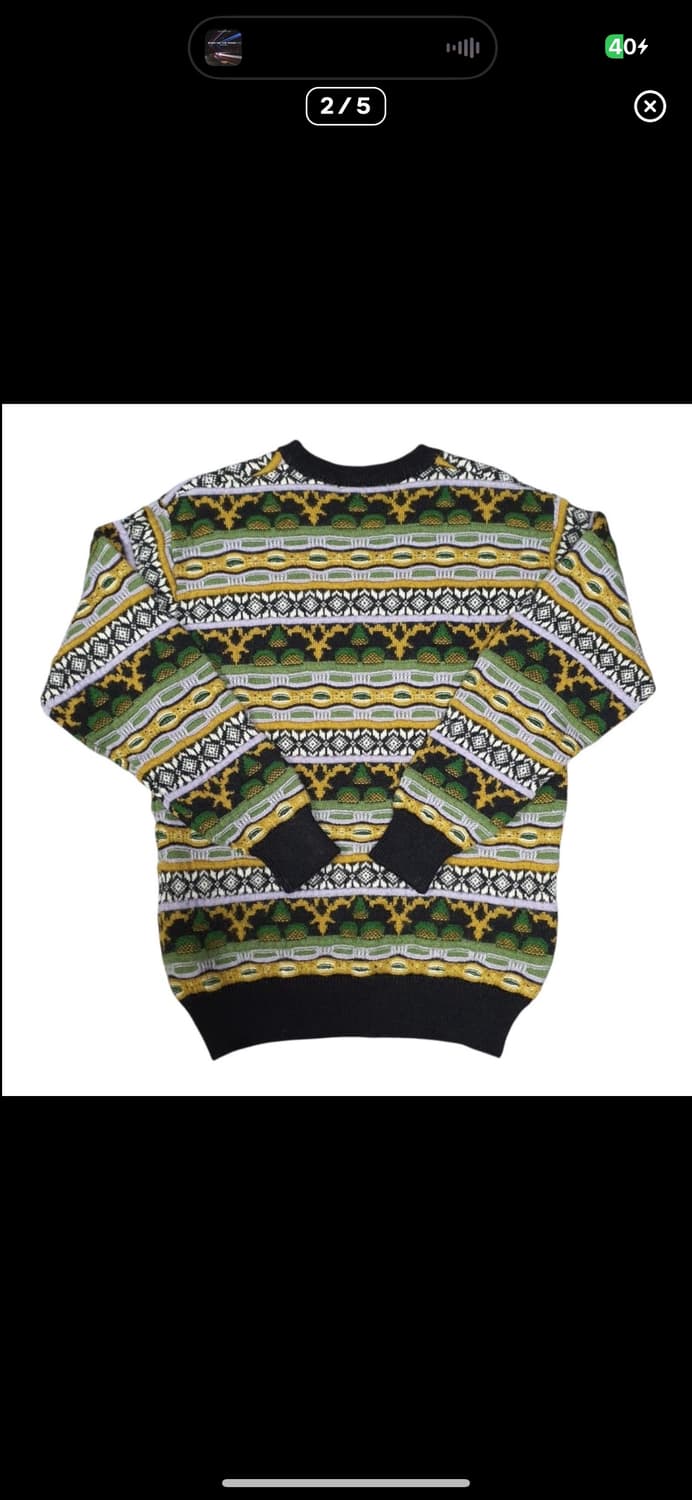  (바배) 프로바리아 울 패턴 니트 상품이미지2