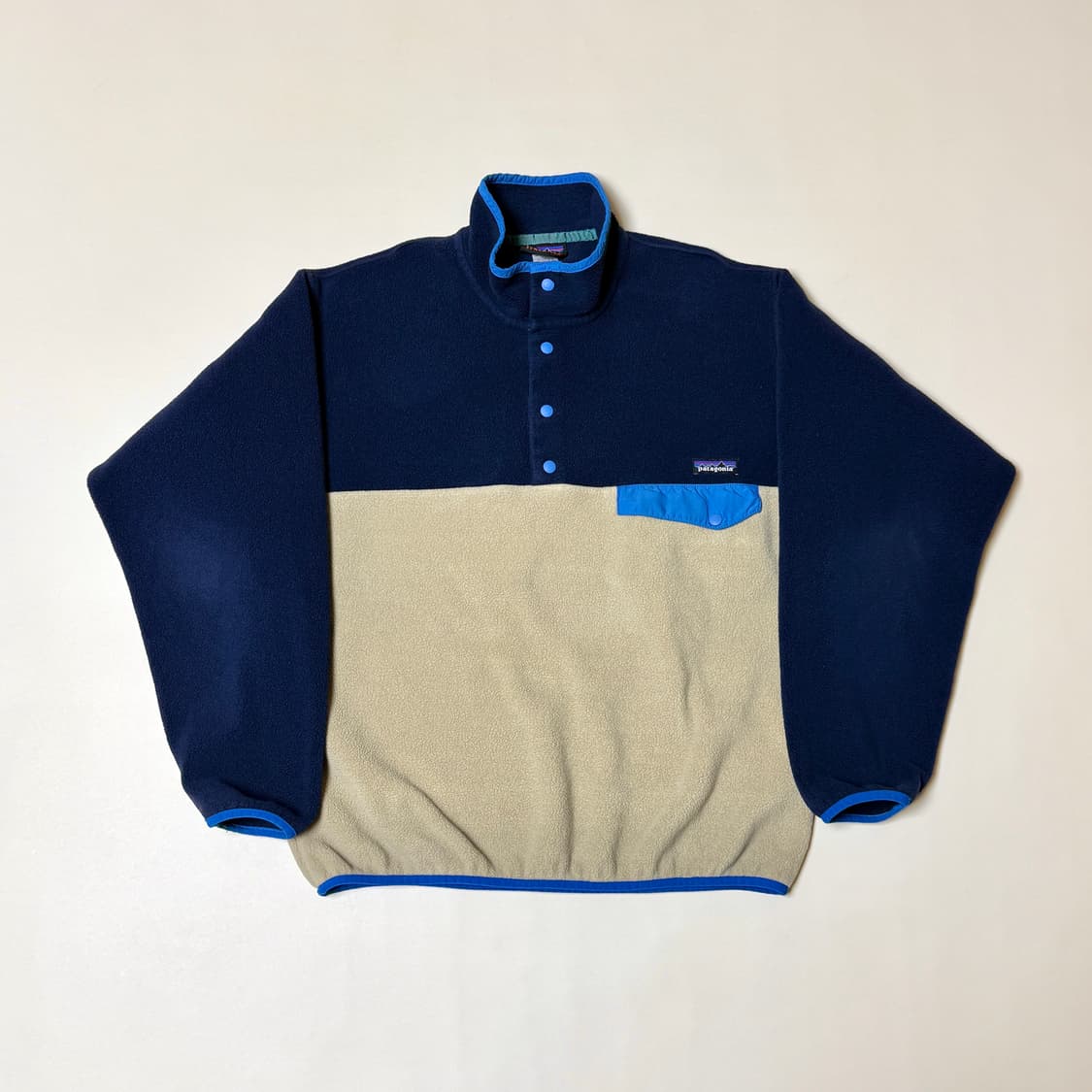 [M] 파타고니아 신칠라 플리스 후리스 블루 아이보리 상품이미지1
