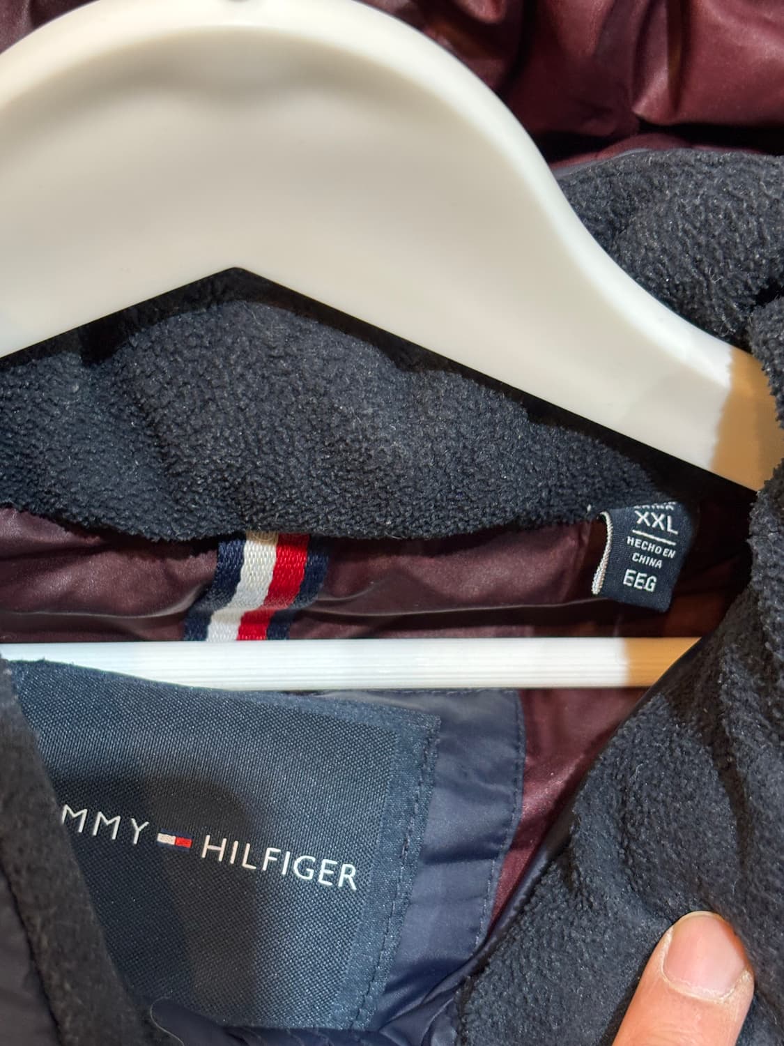 타미힐피거 숏패딩 네이비 XXL 상품이미지4