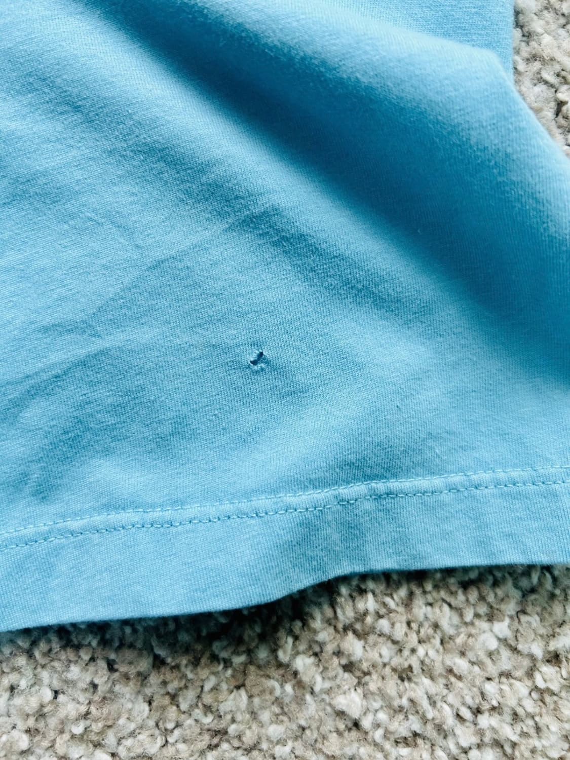 margiela back stitch t shirt blue 상품이미지5