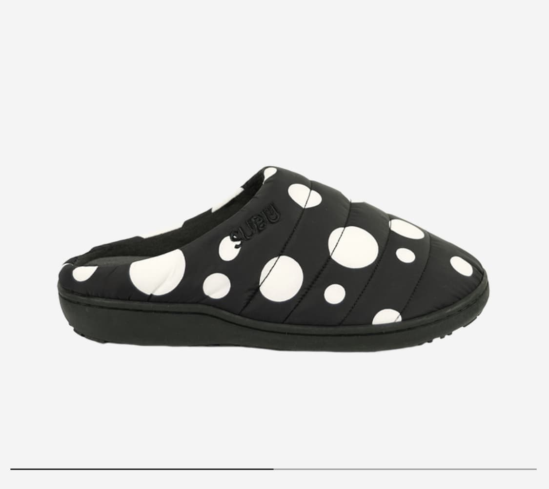 스부 다운 샌달 Subu Down Sandal Cream Snow Dot 상품이미지1