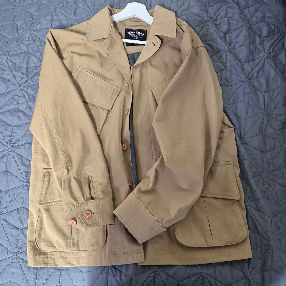 프리즘웍스 오버사이즈 정글 퍼티그 자켓 상품이미지2