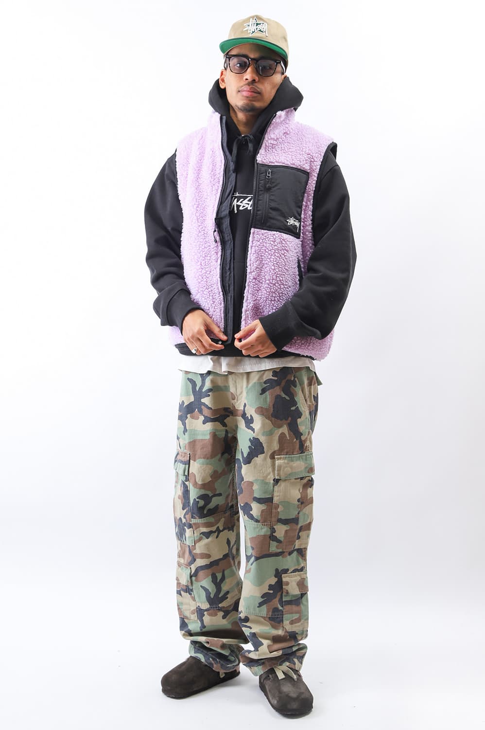 스투시 쉐르파 베스트. 후리스 ( paf 떠그클럽 far stussy ) 상품이미지2