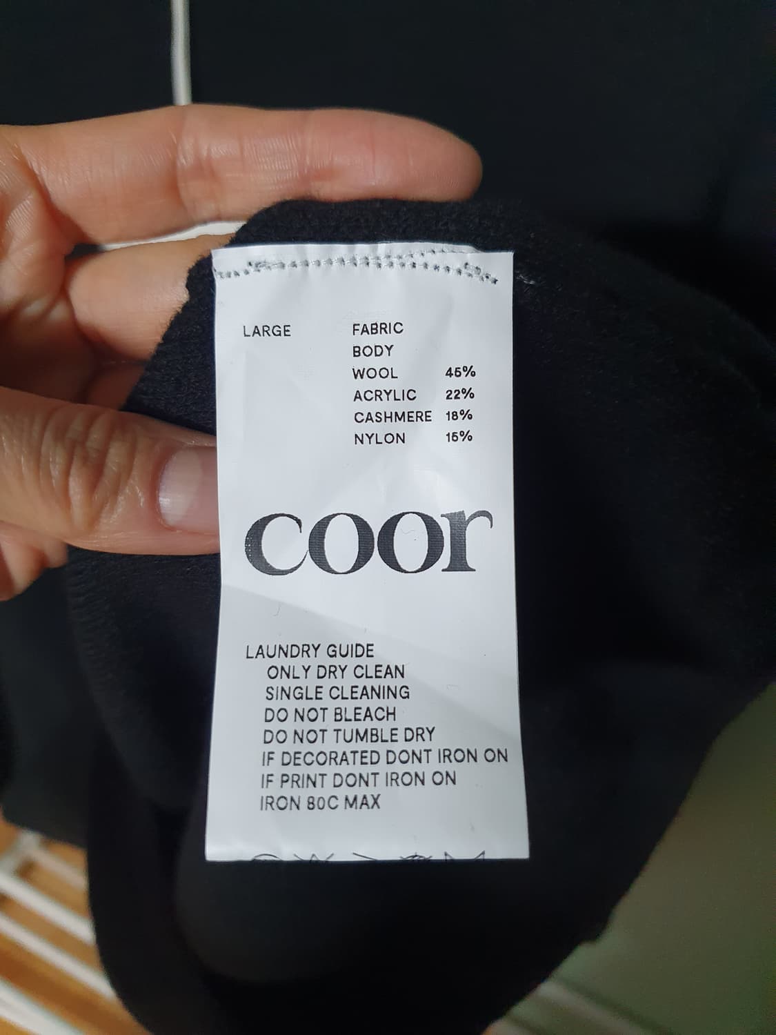 새상품 쿠어 니트 L 100 상품이미지4