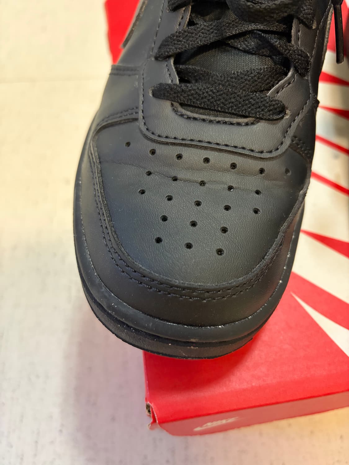 나이키 코트 버로우 로우 리크래프트 (GS) 블랙 225   상품이미지7