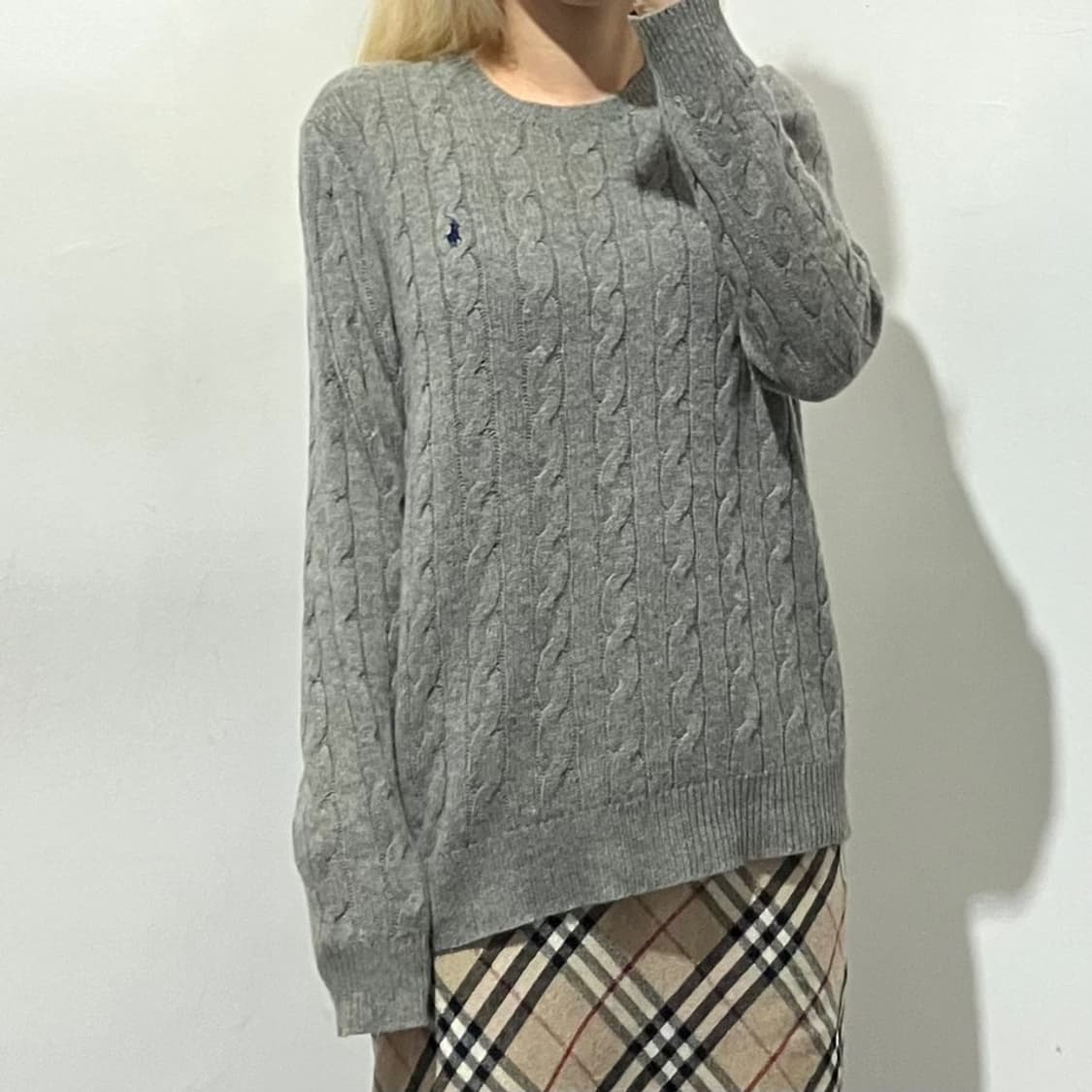 폴로 랄프로렌 꽈배기 니트 상품이미지1