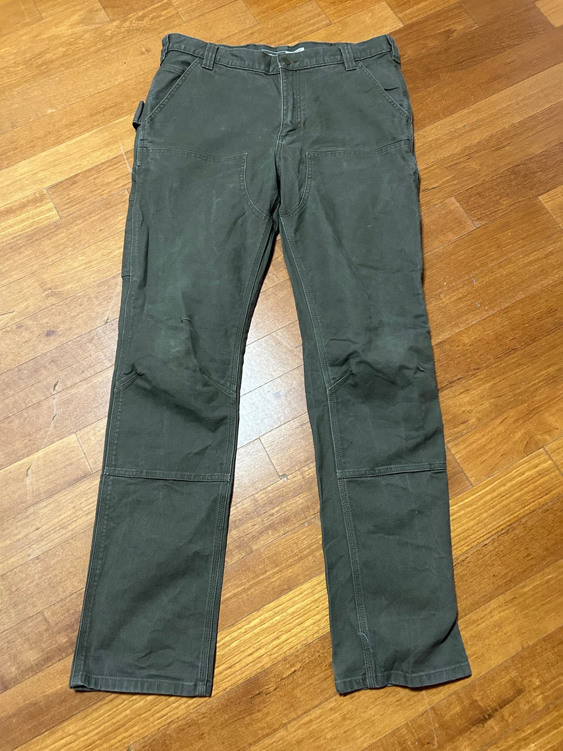 칼하트 더블니 카키색 상품이미지1