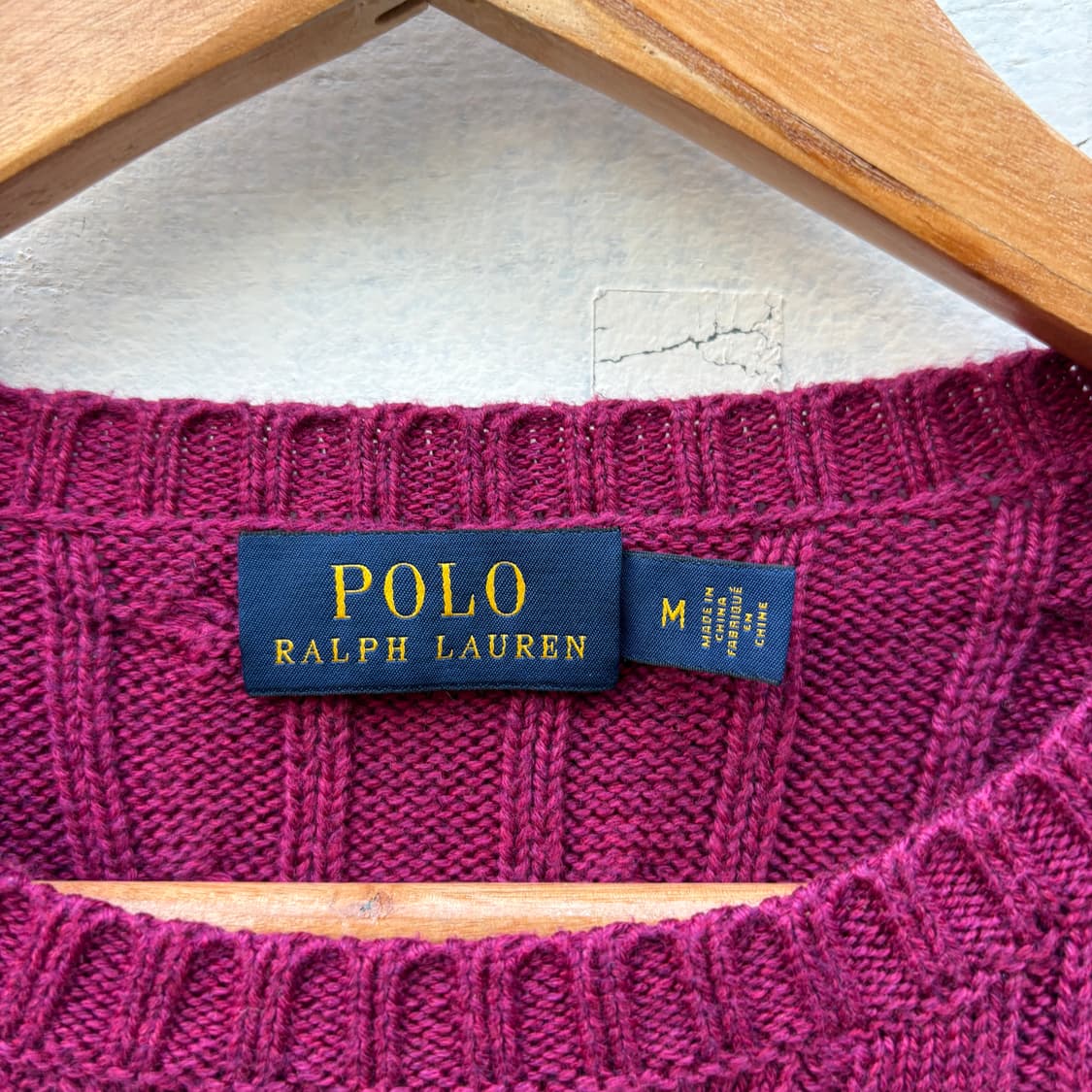 Polo 폴로 케이블 꽈배기 니트 상품이미지3
