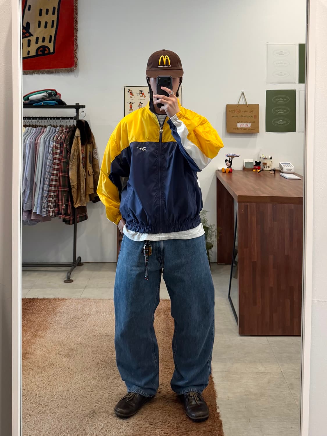 90s Reebok 리복 윈드브레이커 자켓 상품이미지2