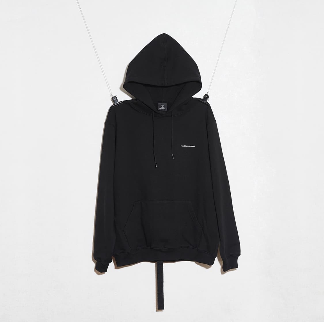 피마원 가슴로고 후드티 상품이미지1