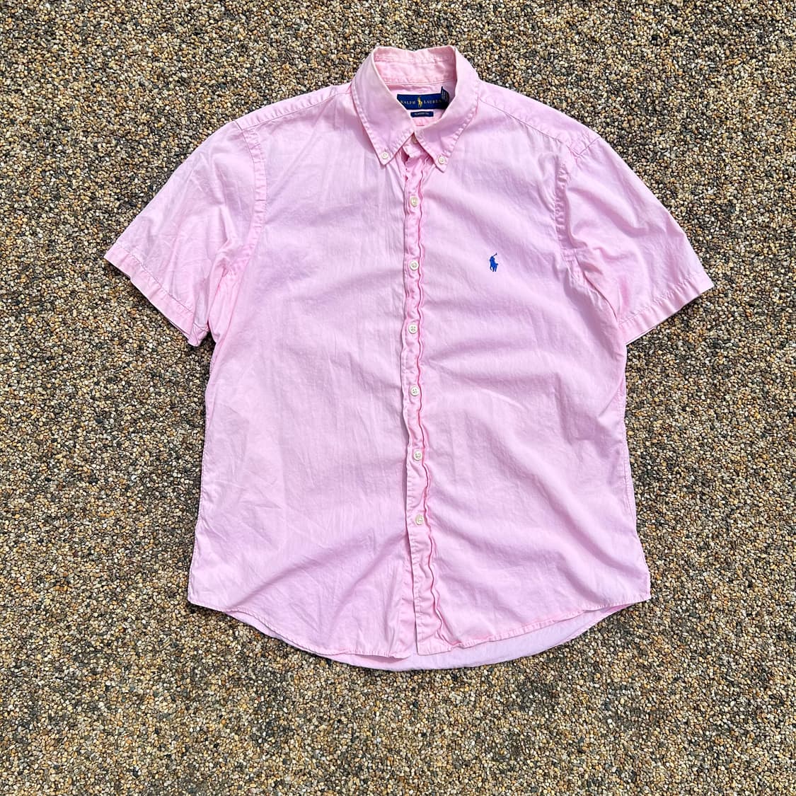 폴로 (POLO RalphLauren)핑크 반팔 셔츠 상품이미지1