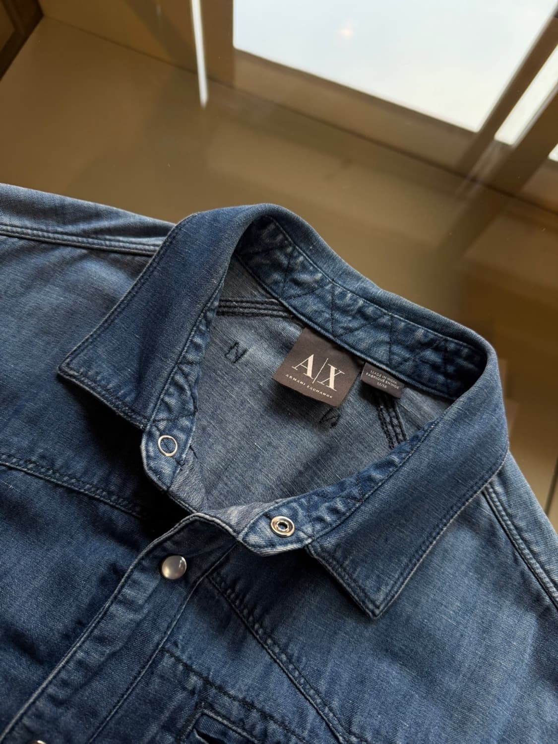 아르마니 익스체인지 데님 셔츠 100 상품이미지10