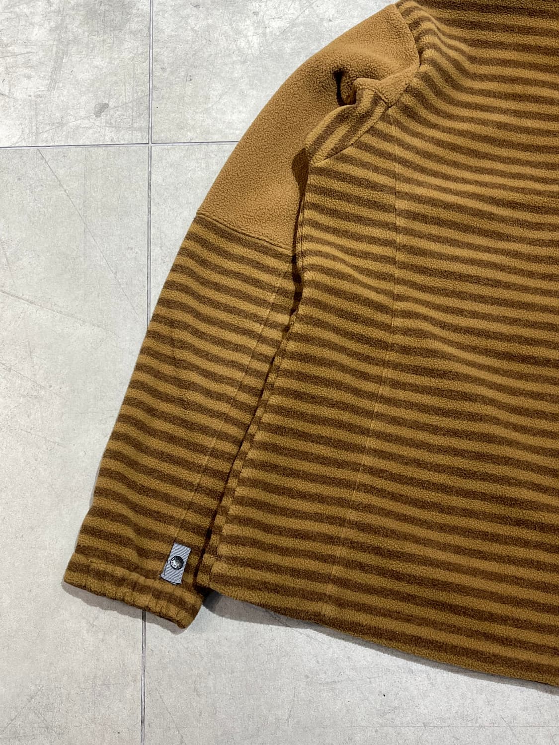 노스페이스 초코 브라운 스트라이프 후리스 자켓 상품이미지7